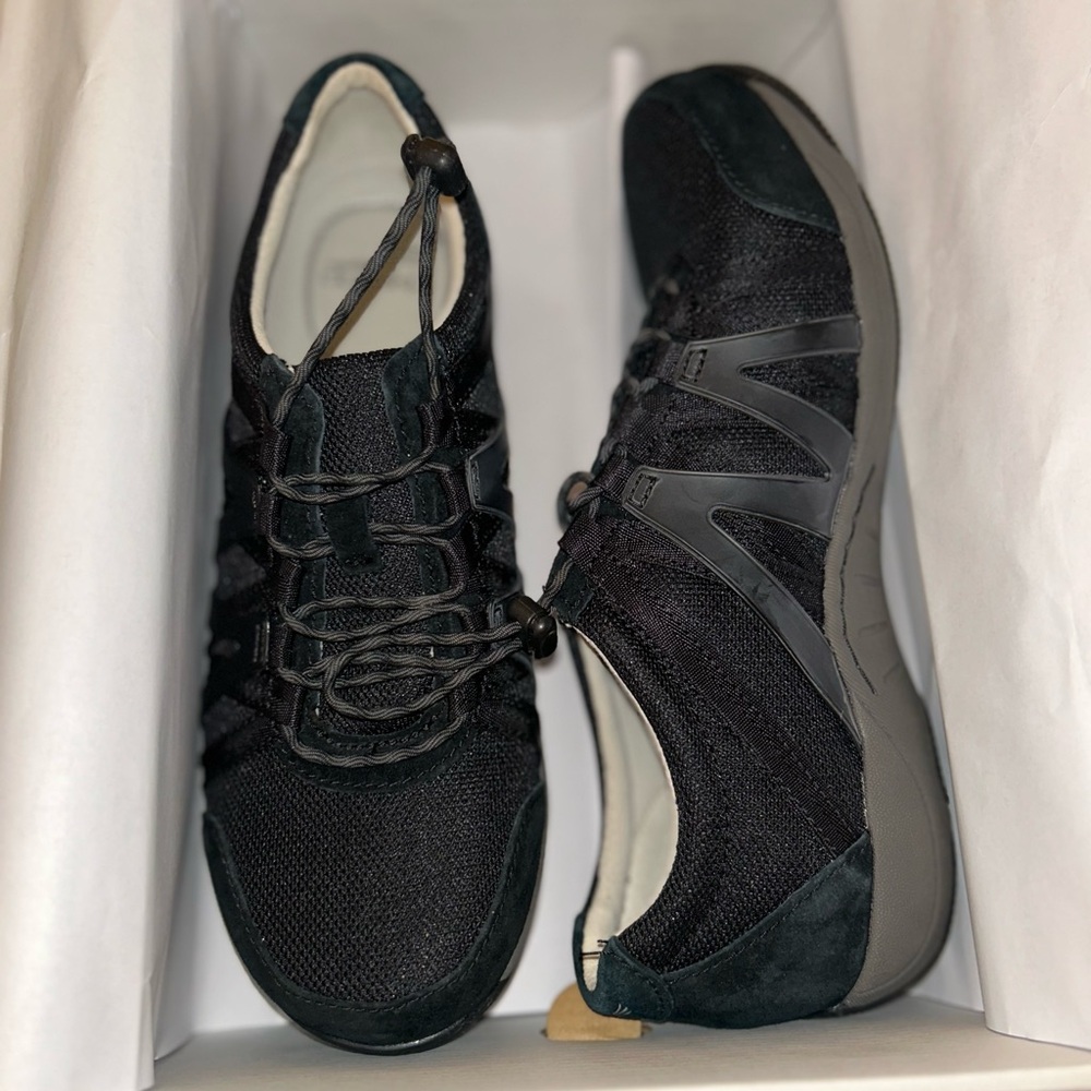 Dansko Black Suede Sneakers